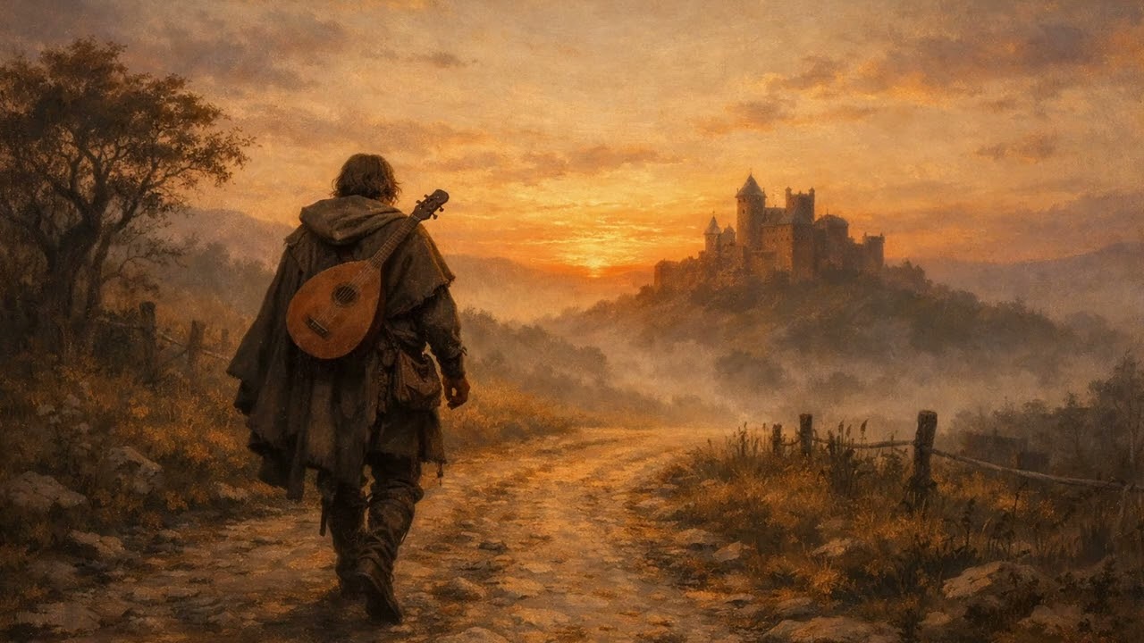 Wandering Bard of the Old Roads | Medieval Bard Music | Tavern Songs & Fantasy Ambience