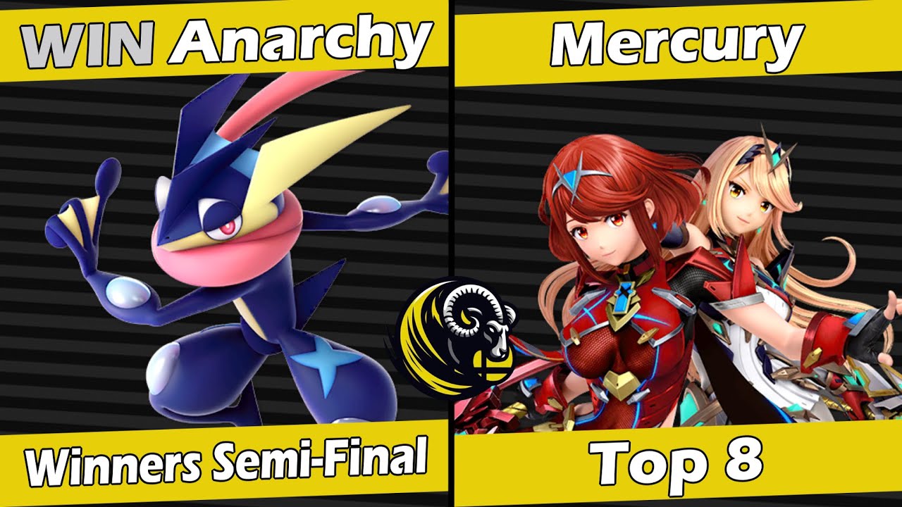 Ram Rampage X Winners Semi-Final - Anarchy (Greninja) vs Mercury (Pyra/Mythra, Joker)