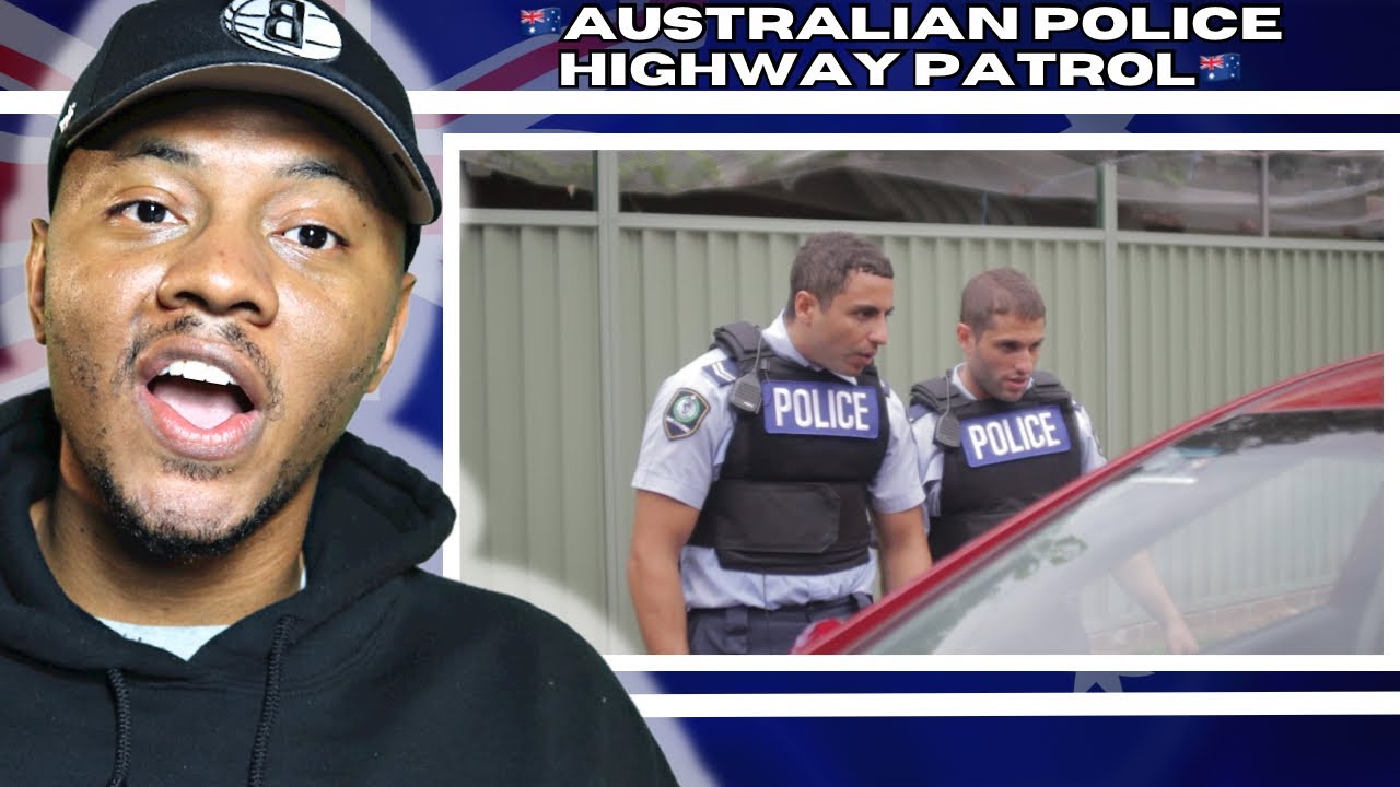 AMERICAN REACTS To Australian Police - Highway Patrol