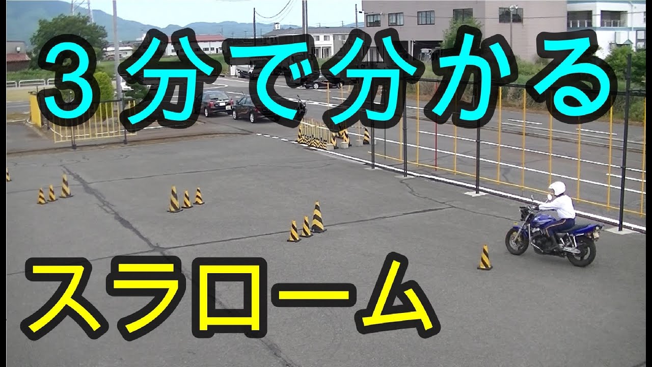 分かりやすい！　３分で分かる！　スラローム解説