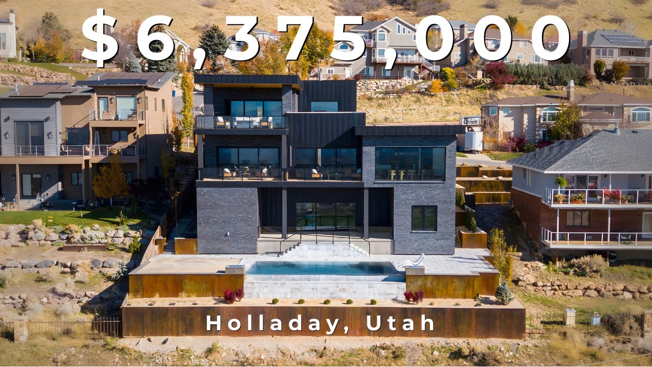 Inside a $6.3M Exclusive Modern Mountainside Estate with Panoramic Sky Deck