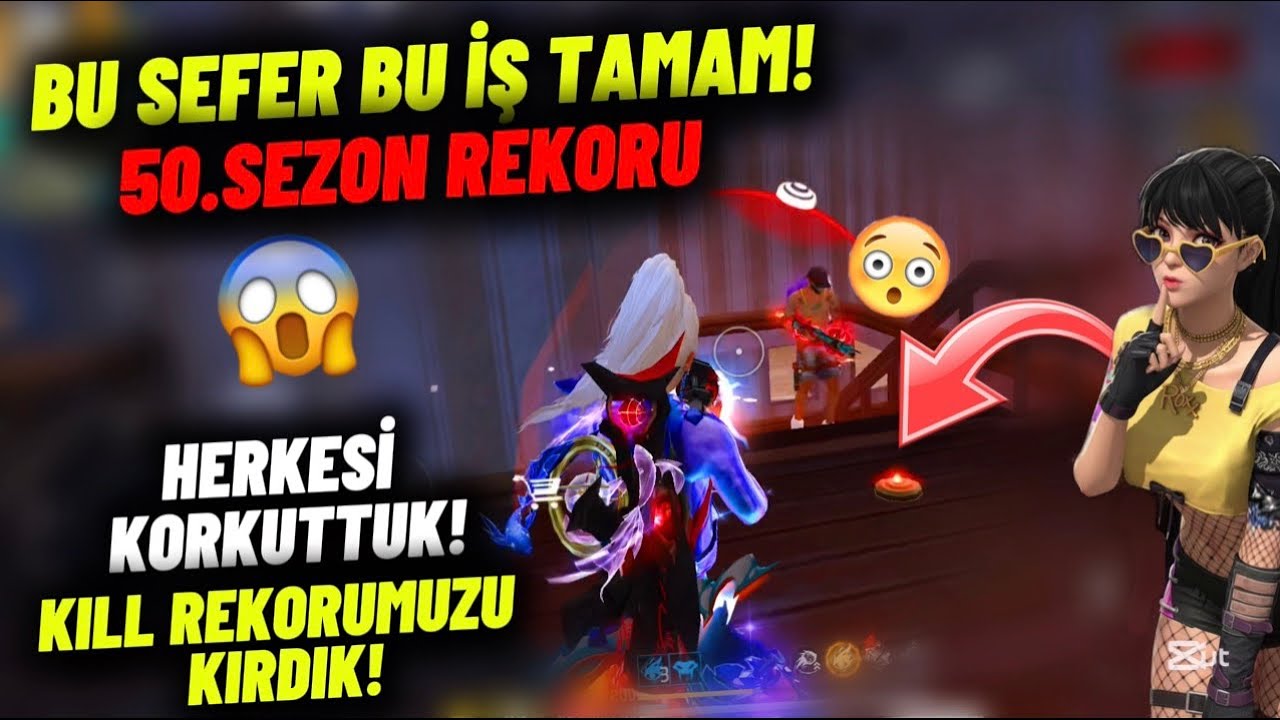 50.SEZON REKORUMUZU KIRDIK! YENİ MADALYA SİSTEMİNDE EN İYİ OLDUK! | Free Fire 