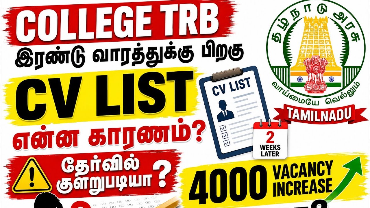 Irregularities in COLLEGE TRB Exam? Will the EXAM be CANCELLED?