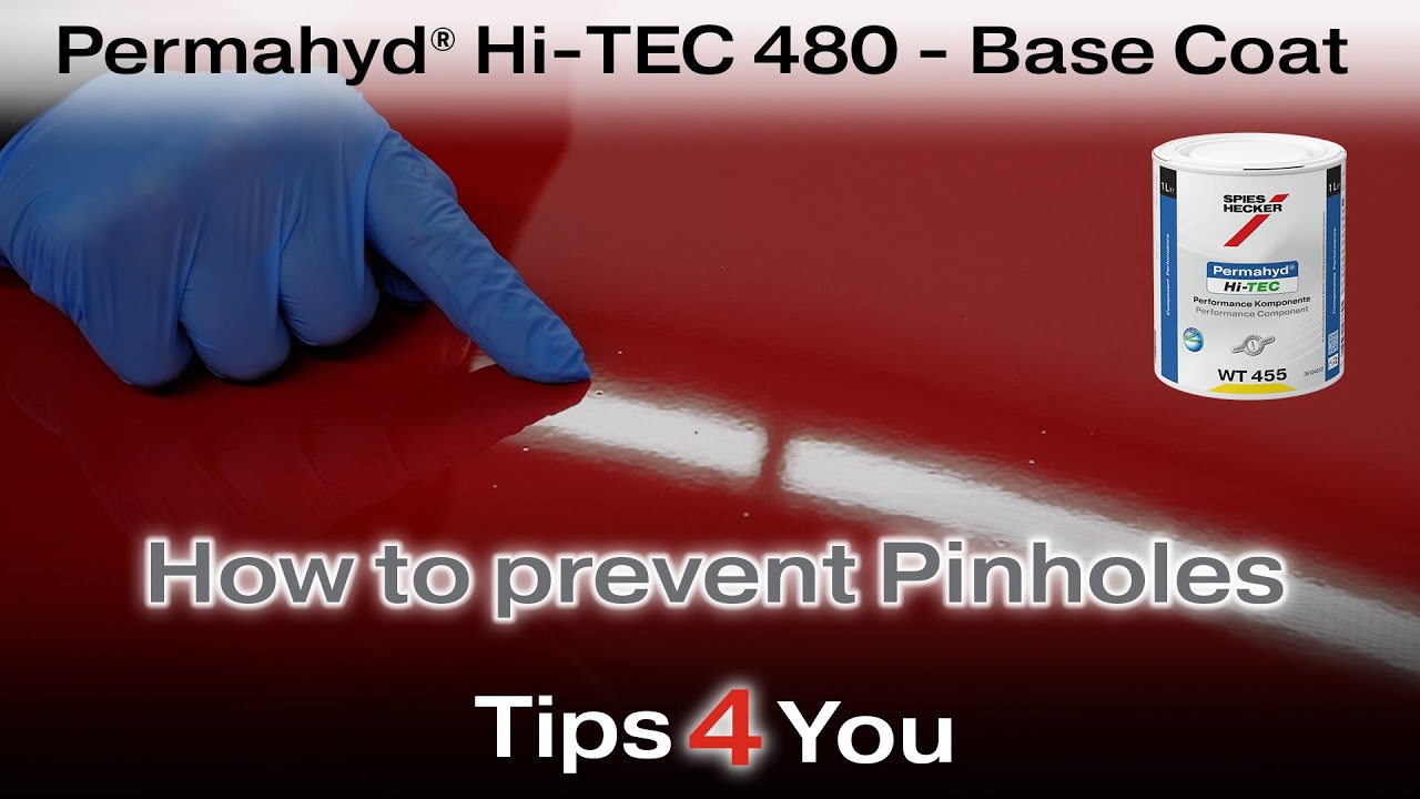 How to prevent Pinholes