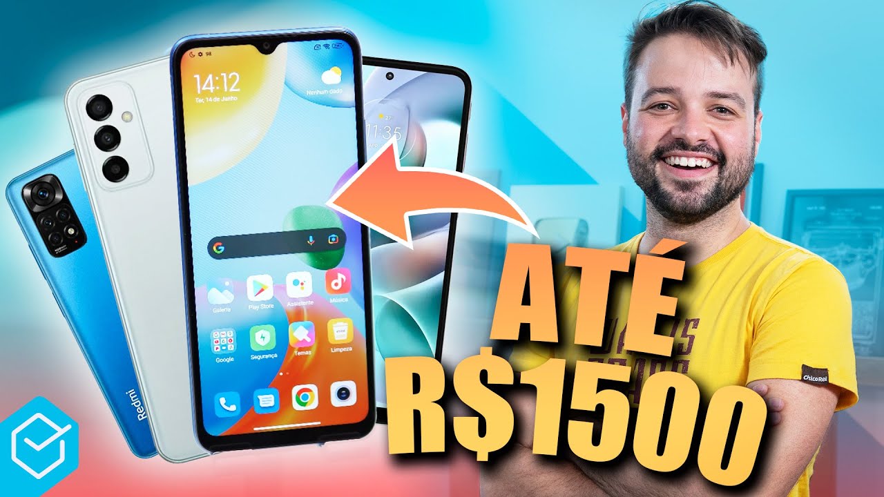 🚀 6 CELULARES BONS e BARATOS até R$1500 // só modelo custo benefício!!