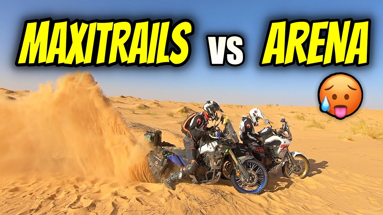 Las Yamaha Tenere T700 SE CLAVAN en la ARENA de MAURITANIA (E16) Viaje offroad en moto Africa.