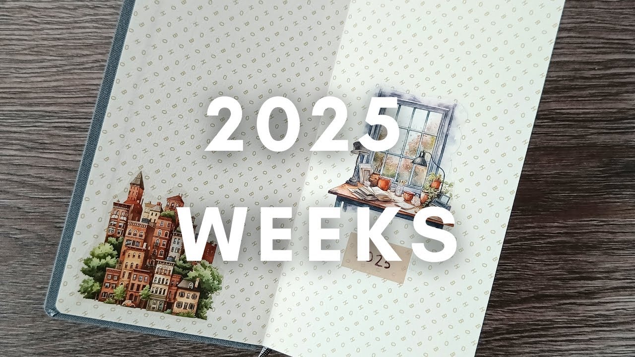 Setting up my Hobonichi Weeks for 2025
