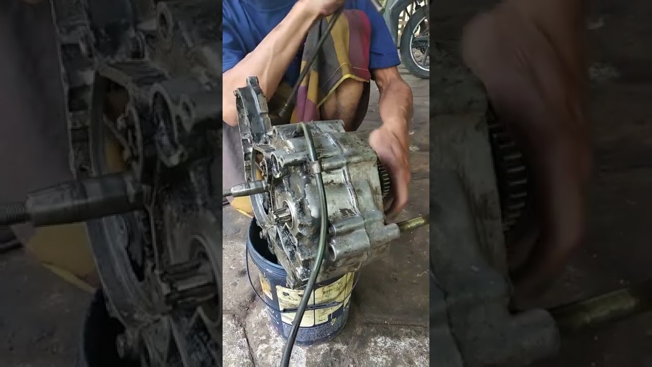 Cara membuat motor berjalan mundur tanpa gearbox