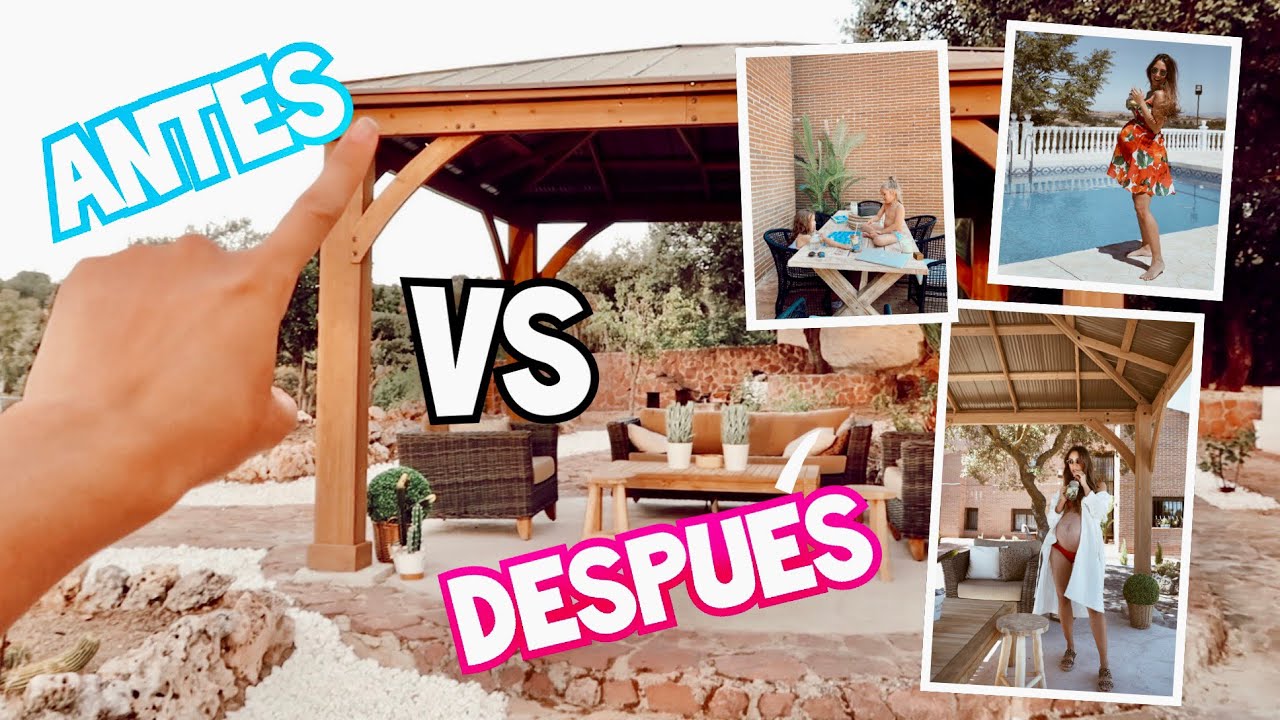 ANTES VS DESPUÉS JARDÍN/PISCINA 🌳🏡❤️ | #VillaHenson