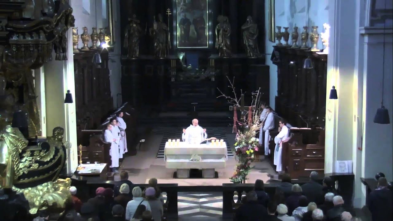 Msza 21-11-2015r godz. 8:30 w Kościele Opactwa Benedyktyn&oacute;w w Tyńcu