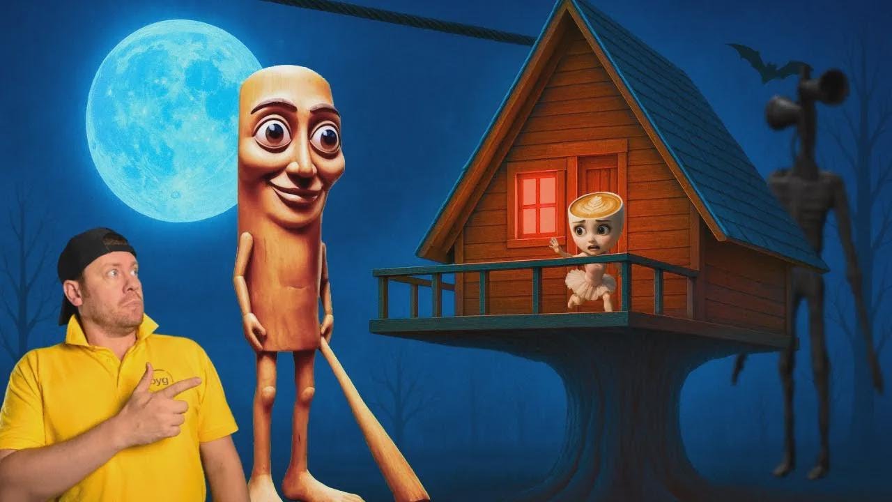 Can We Rescue Ballerina Kapuchina? 24-Hour Extreme Hide and Seek with Tung Tung Sahur