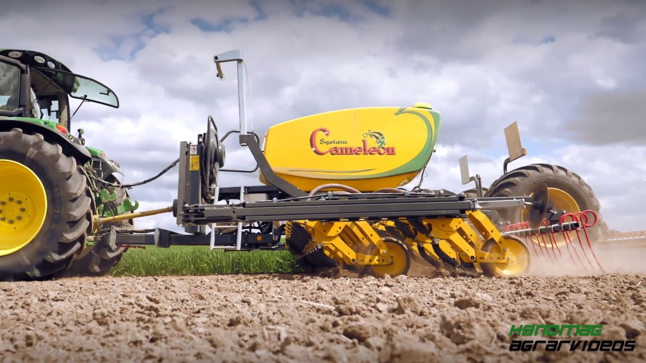 Soja säen 2018 | System Cameleon | Gothia Redskap | John Deere