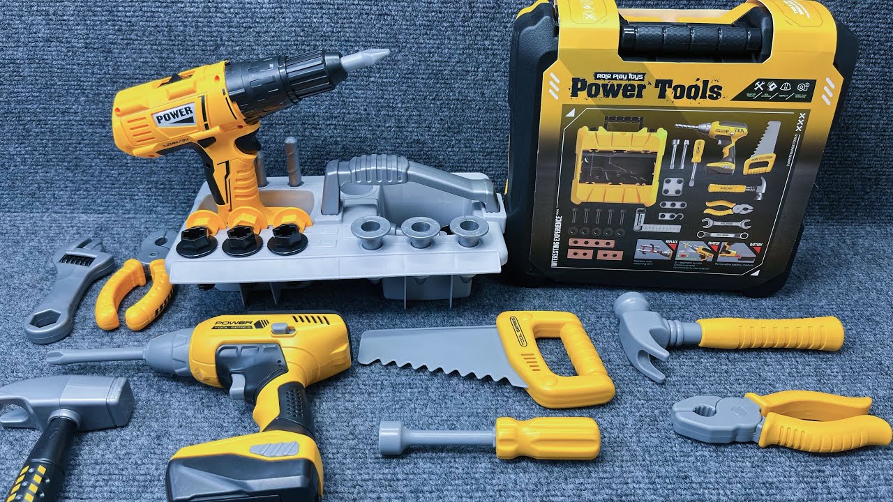 7-minute simulation toolbox screwdriver electric drill set