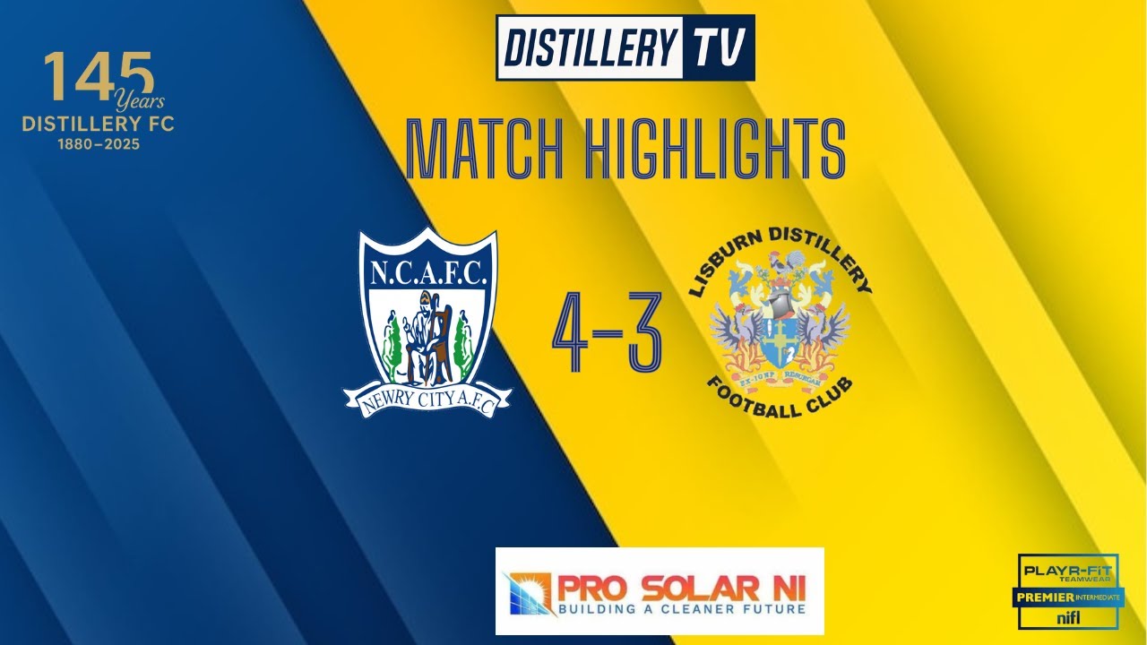 Highlights | Newry City 4-3 Lisburn Distillery  14/11/2025