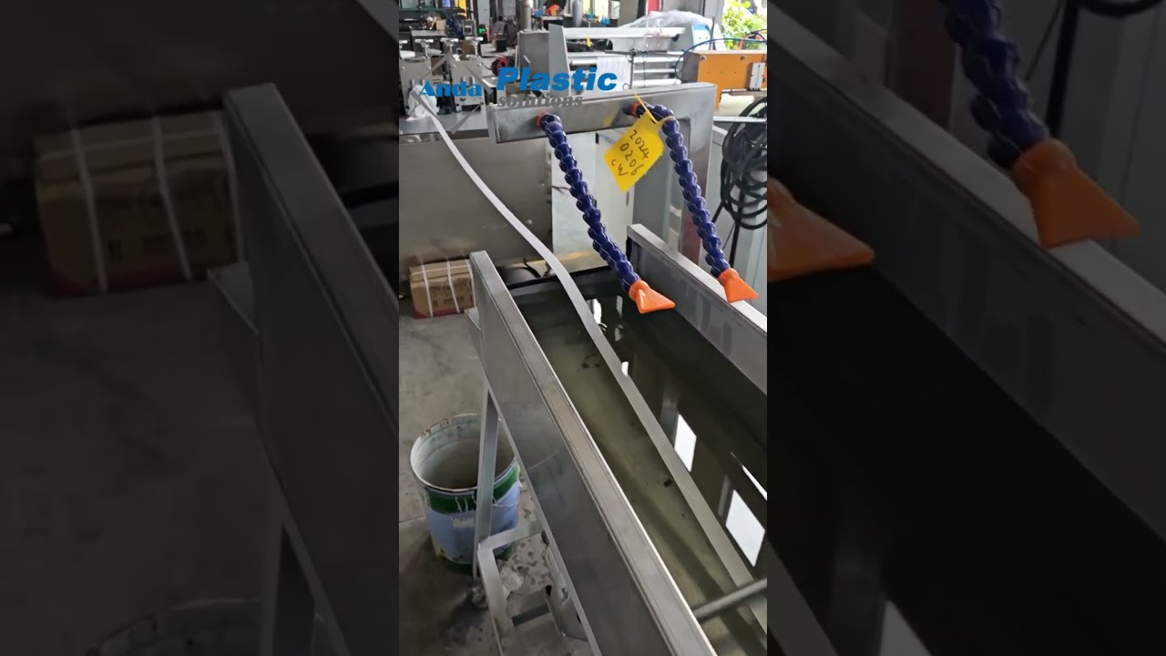 PVC edge banding production line customer tested/pvc edge banding tape machine#edgebandingmachine