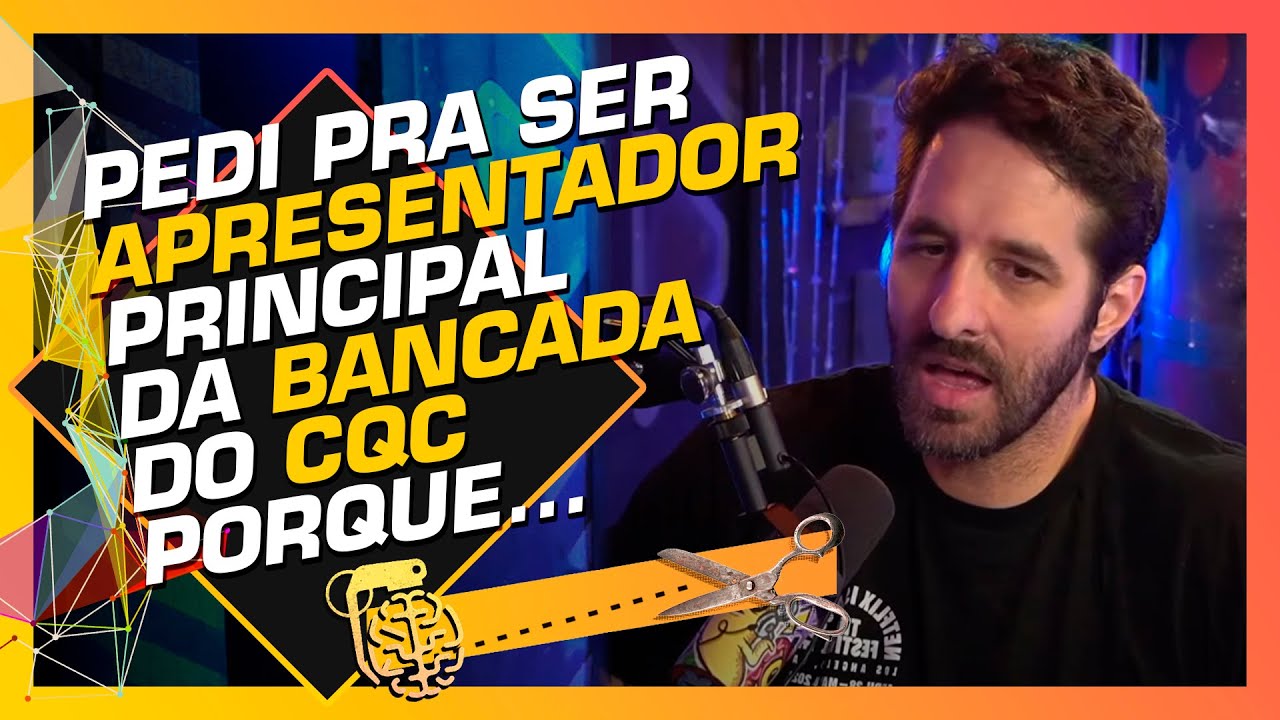 RECEBENDO O CONVITE PRA TRABALHAR NO CQC - RAFINHA BASTOS