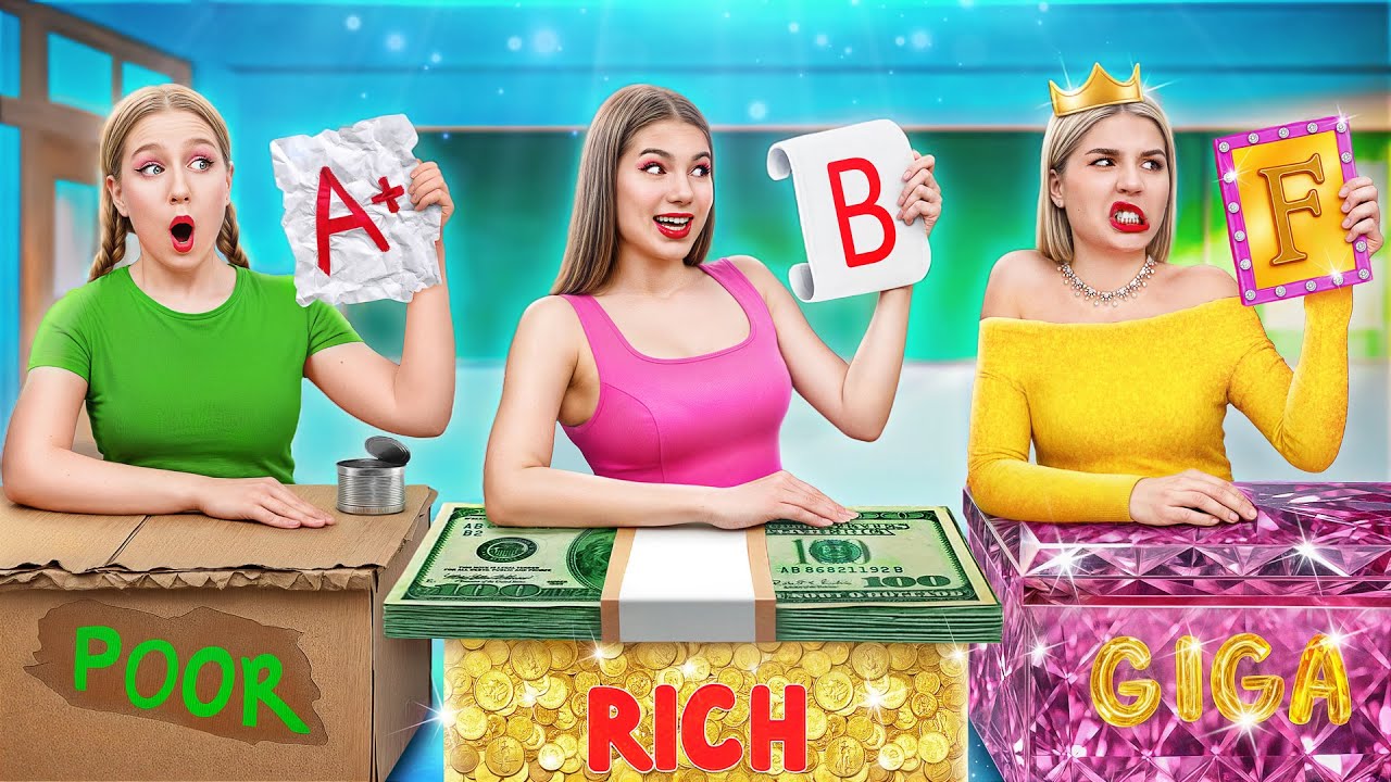 Бедная vs Богатая vs Гига Богатая vs Ультра Богатая Студентка Возвращаются в Школу от Multi DO Team