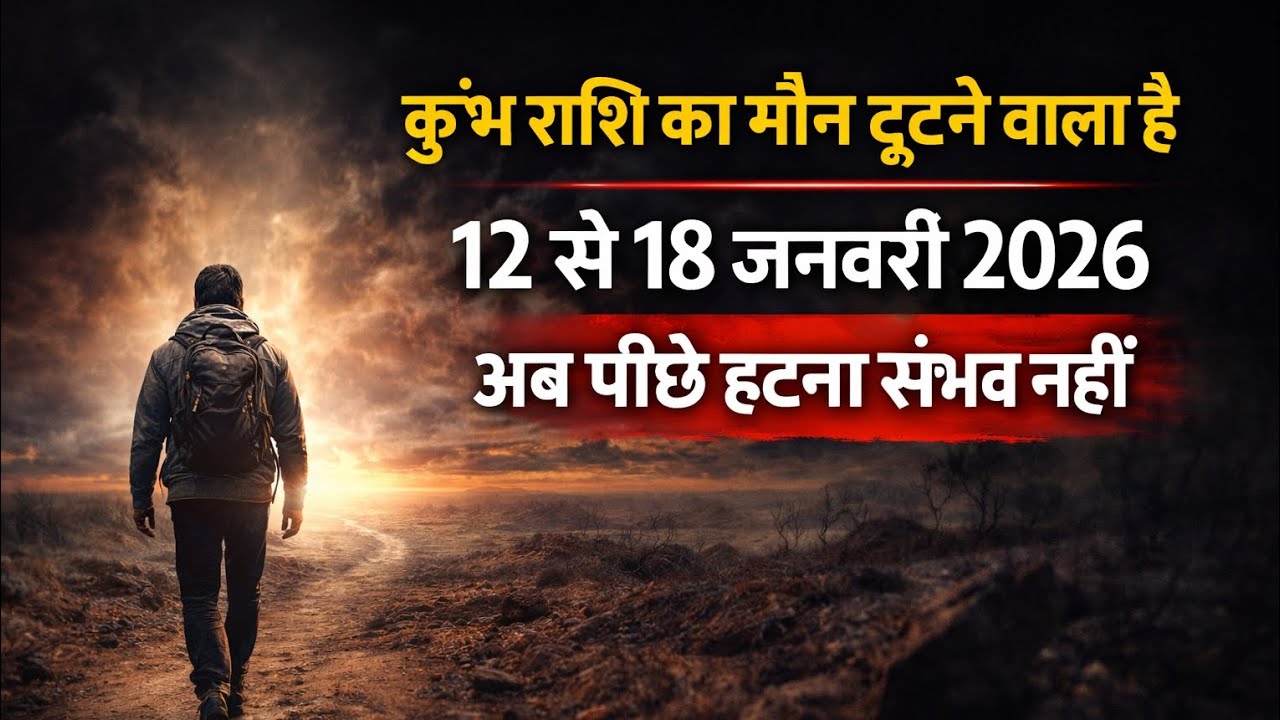 कुंभ राशि का मौन टूटने वाला है | 12 से 18 जनवरी 2026 | अब पीछे हटना संभव नहीं