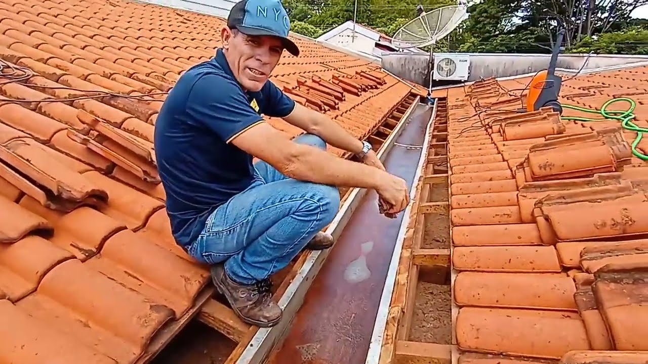 Aprenda como recuperar calha toda enferrujada!