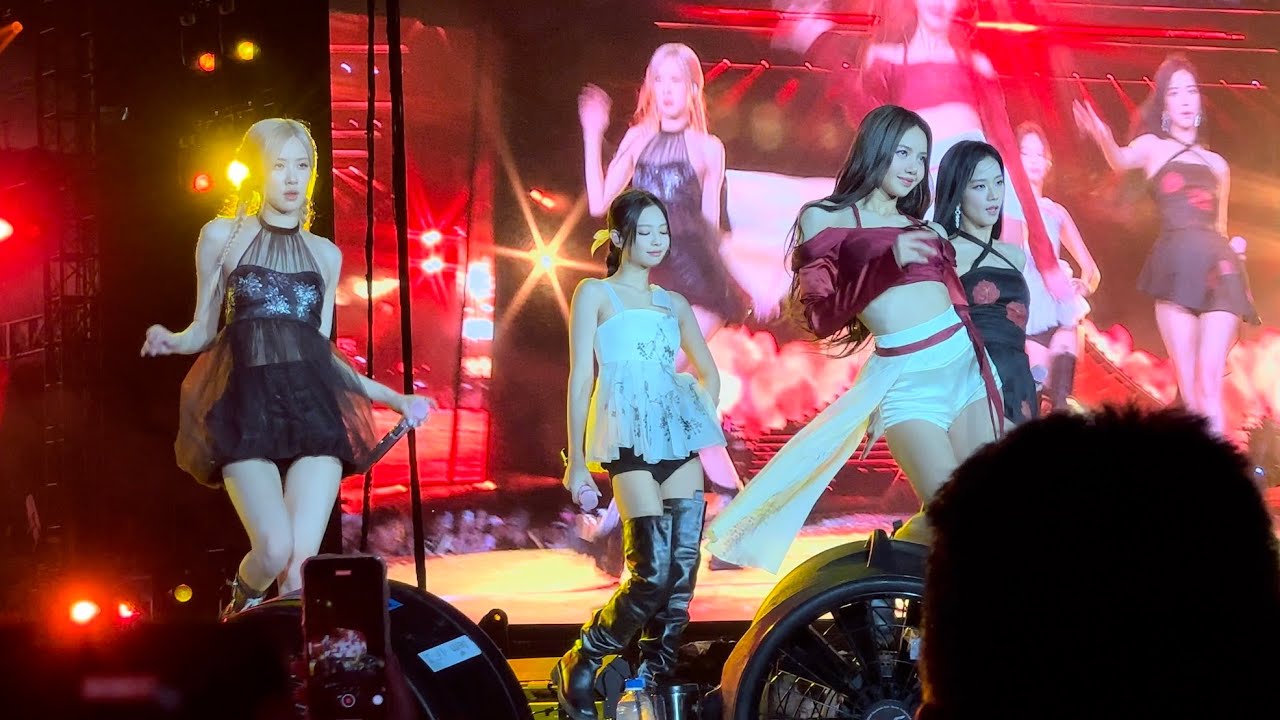 4K HDR Blackpink Playing with Fire Fancam MetLife Day1 #blackpink #playingwithfire #bornpink #불장난