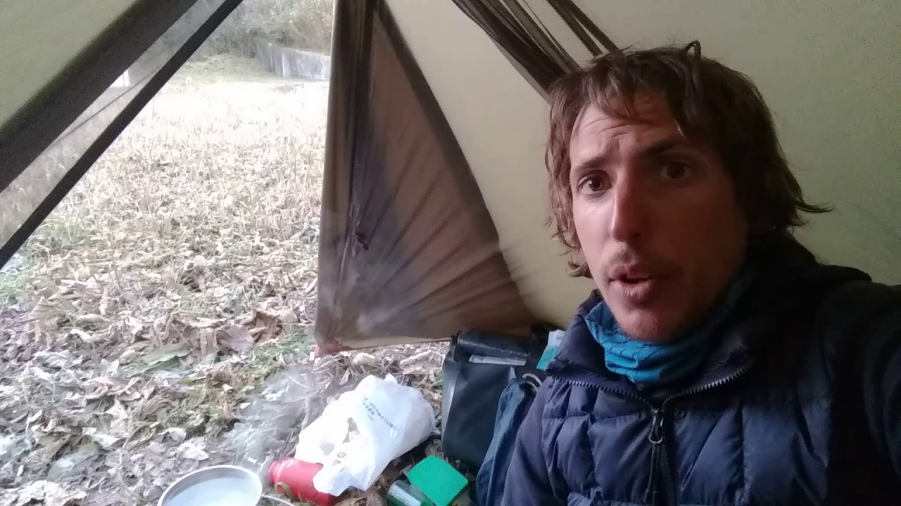 Camp cooking Japan (Dan's world bicycle tour)