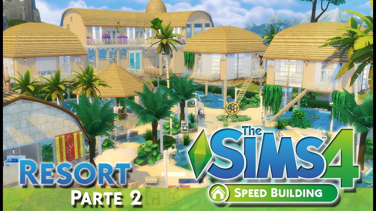 COMPLETIAMO IL RESORT!-The sims 4 ITA-Speed Build