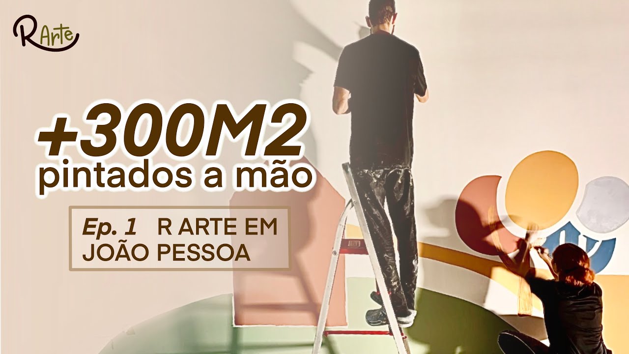 Ep. 1 - R arte em João Pessoa - pintura de parede no Colégio Adventista de Manaíra