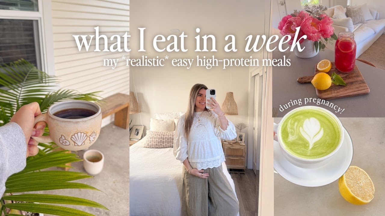 What I Eat in a Week 👼🏼 | Pregnancy Edition (Easy, High-Protein & Realistic)