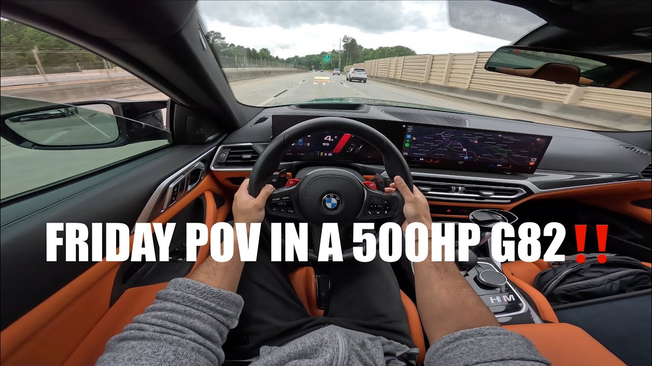 Пятничная поездка от первого лица на BMW M4 COMPETITION XDRIVE 2024 года | Развлечение и фитнес п...