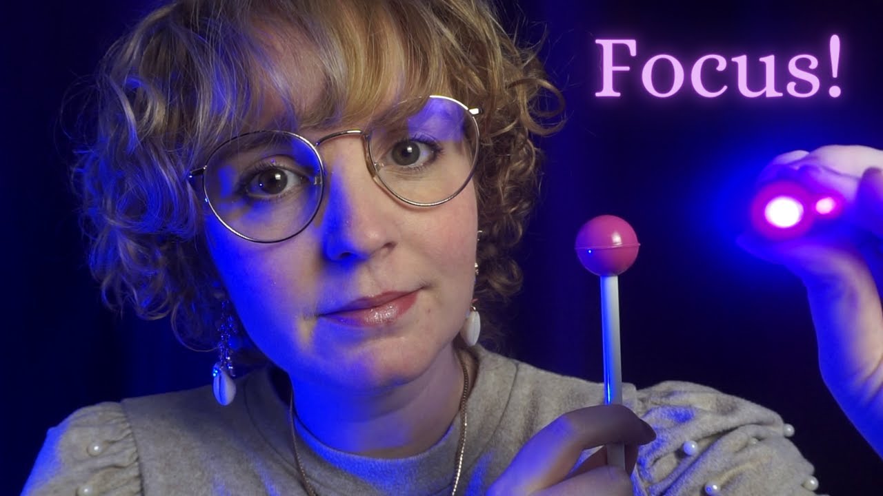 ASMR | Examen de concentration (light, instructions, visuel, taptap…)