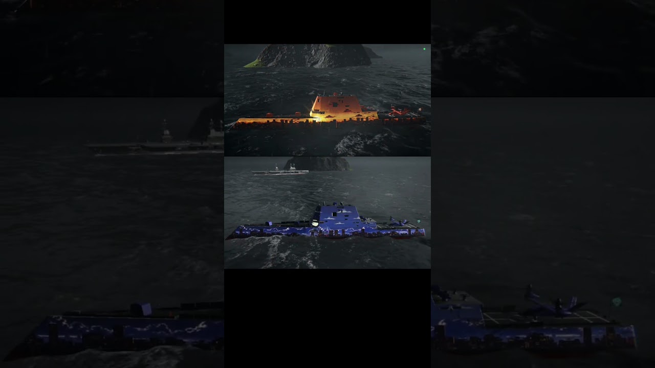 Шедевр цифрового искусства ПРОТИВОСТОЯНИЕ #modernwarships #mwcreator #mw #game #mwnews #navy