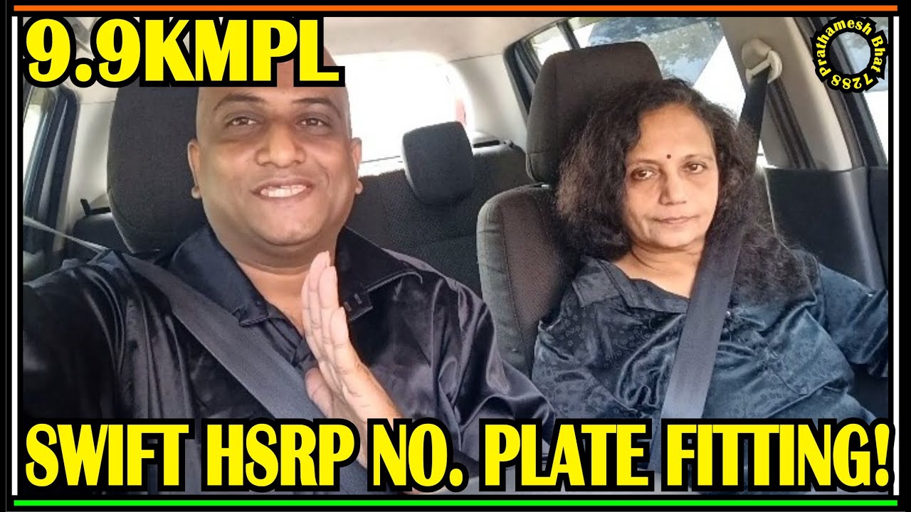 20 Yr Old SWIFT VXi HSRP Number Plate Fitting | 597K Km Swift | Prathamesh Bhat 7288