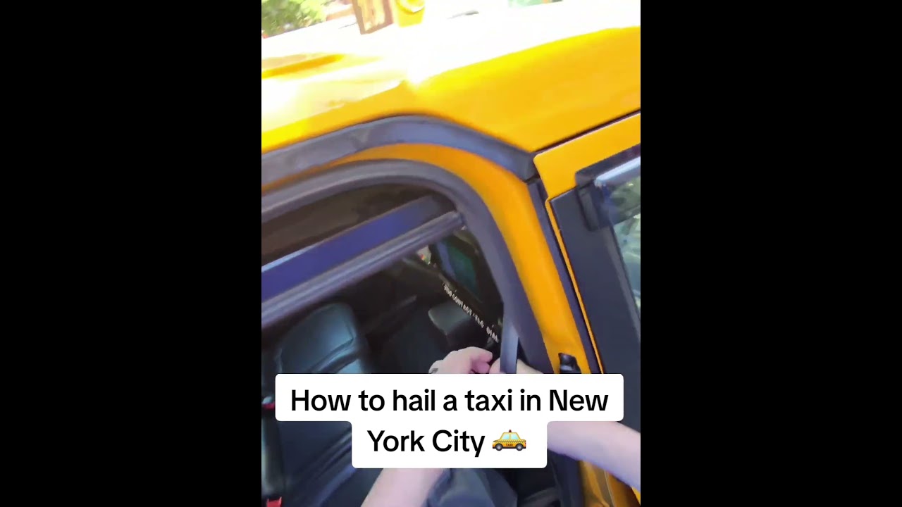 How to hail a cab in NYC