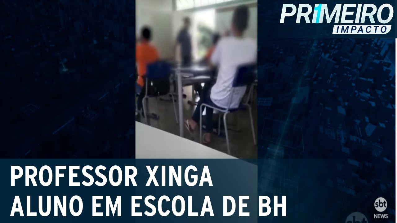 Professor de escola em BH xinga aluno de 