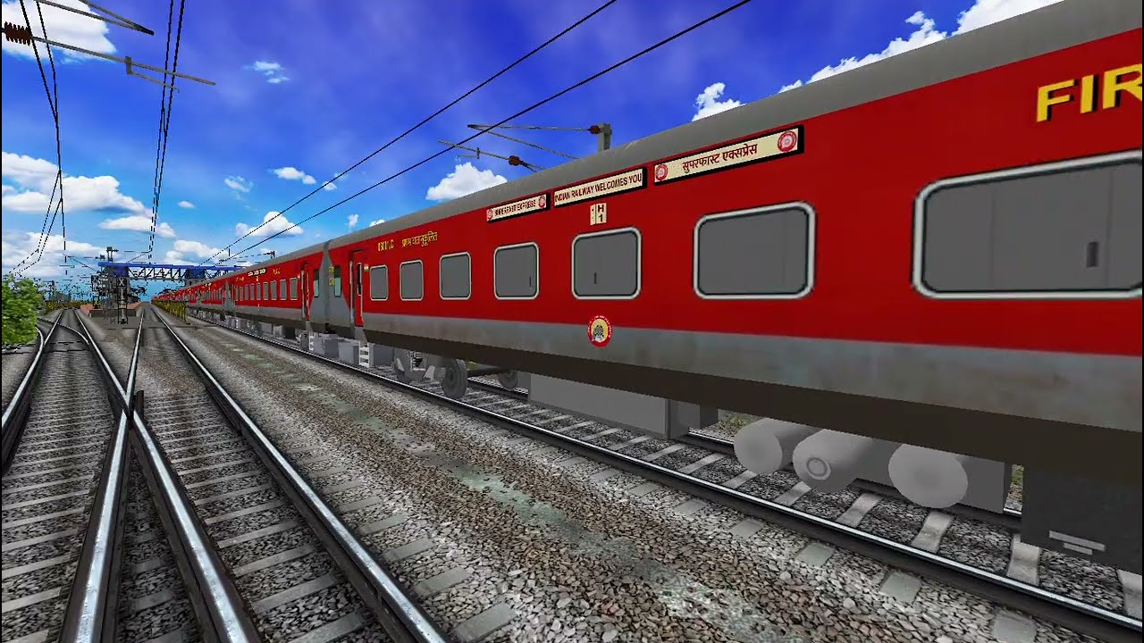 Amazing scenery route explorer in indian train sim pc gameplay Tgrr v3