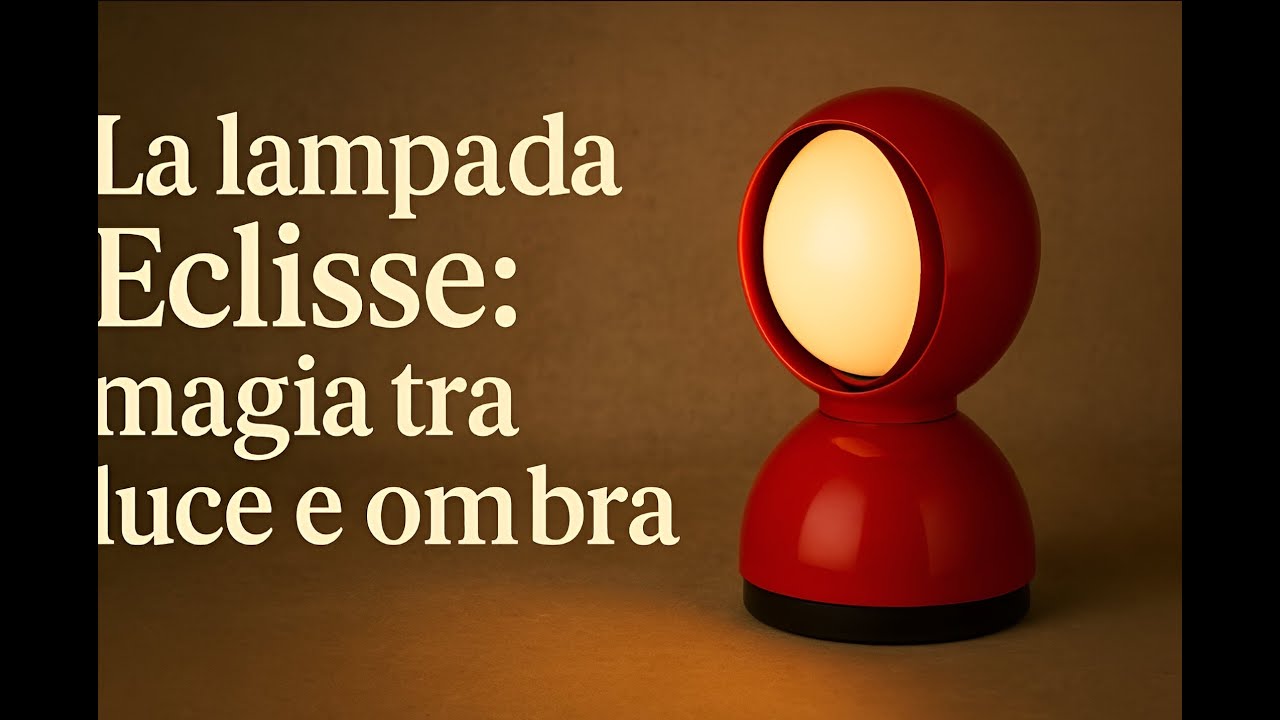 La lampada eclisse: magia tra luce ed ombra.