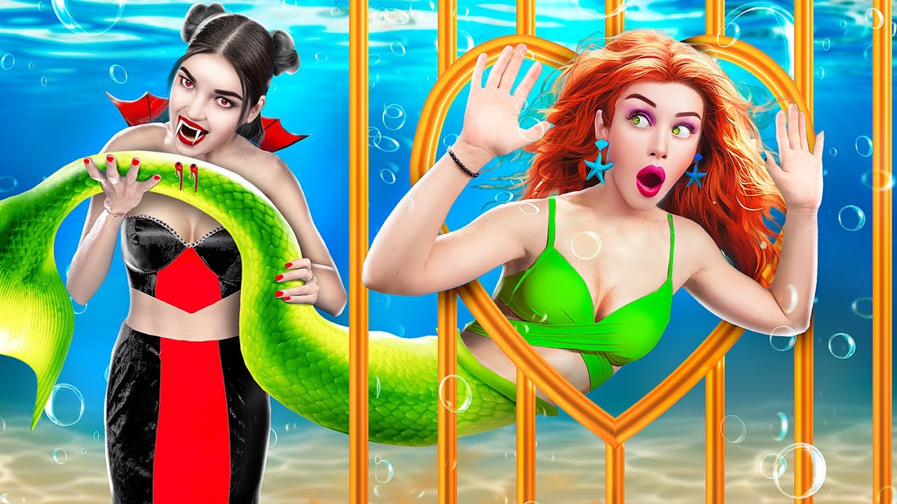 Wampir kontra Syrenka w Więzieniu! Jak Zostać Wampirem!