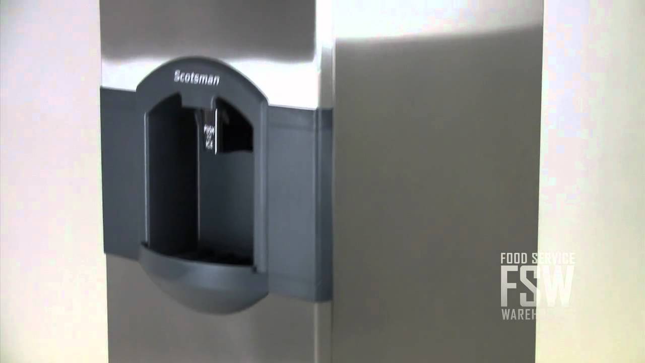 Scotsman (C0530MR-1A_ HD30B-1H) 511 Lb Full Size Cube Ice Machine with Hotel Ice Dispenser