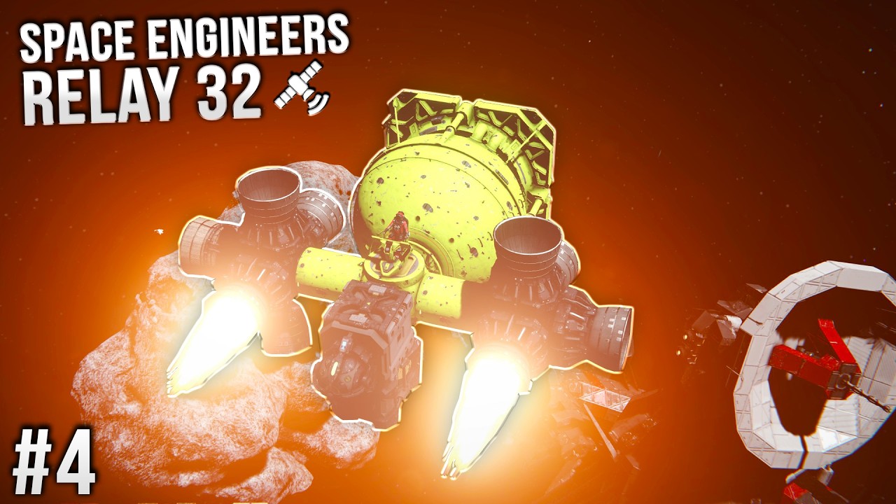 FLYING The Space Station! - Space Engineers: Relay 32 - Ep #4