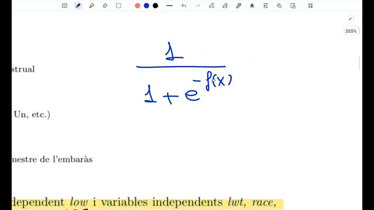 Vídeo explicativo regresión logística