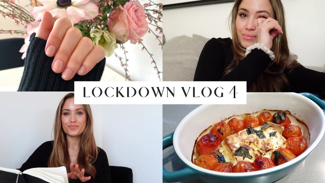 LOCKDOWN TIPS, HOME GEL NAILS & TRYING VIRAL PASTA! VLOG | Kate Hutchins