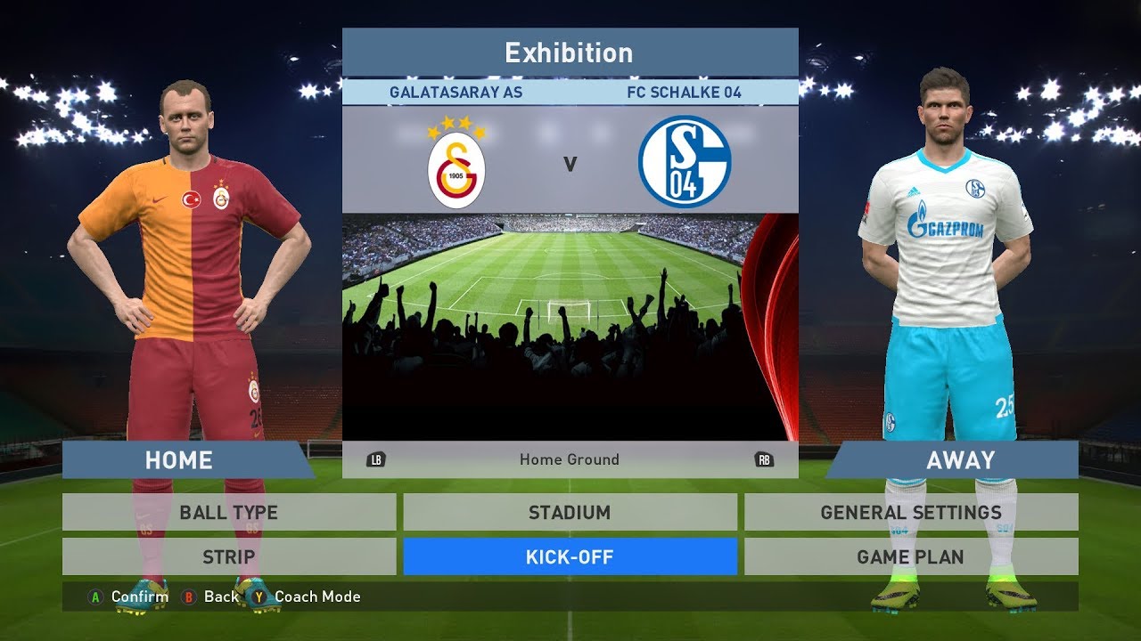 Galatasaray AS vs FC Schalke 04, T&uuml;rk Telekom Arena, PES 2016, PRO EVOLUTION SOCCER 2016, Konami, PC