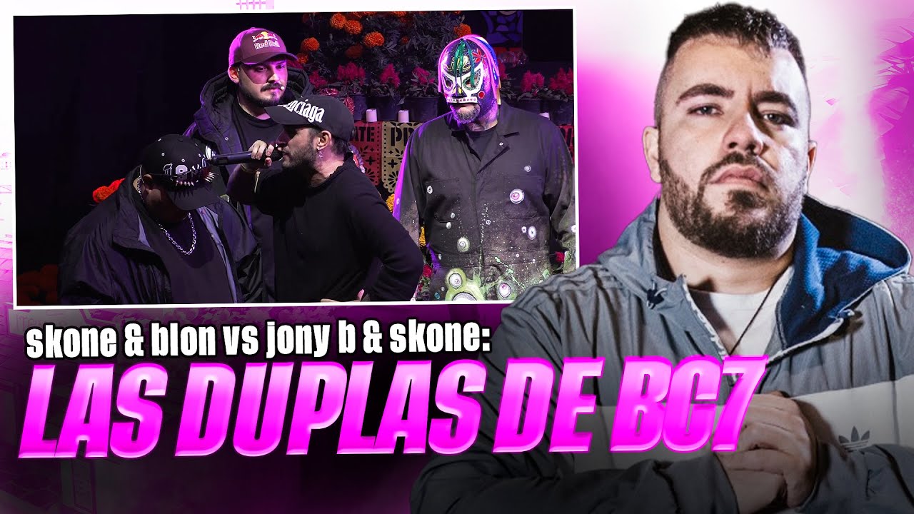 SKONE Y BLON VS JONY B Y RAPDER *BC7: LA GRAN LIGA DE ESCRITAS HA LLEGADO* Reacción