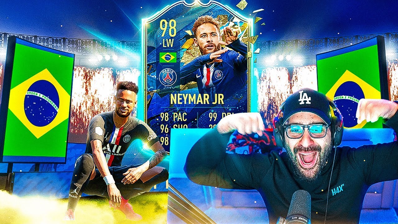 OMG 98 NEYMAR!!! & I PACKED 2 LIGUE 1 TOTS!! FIFA 20 Ultimate Team