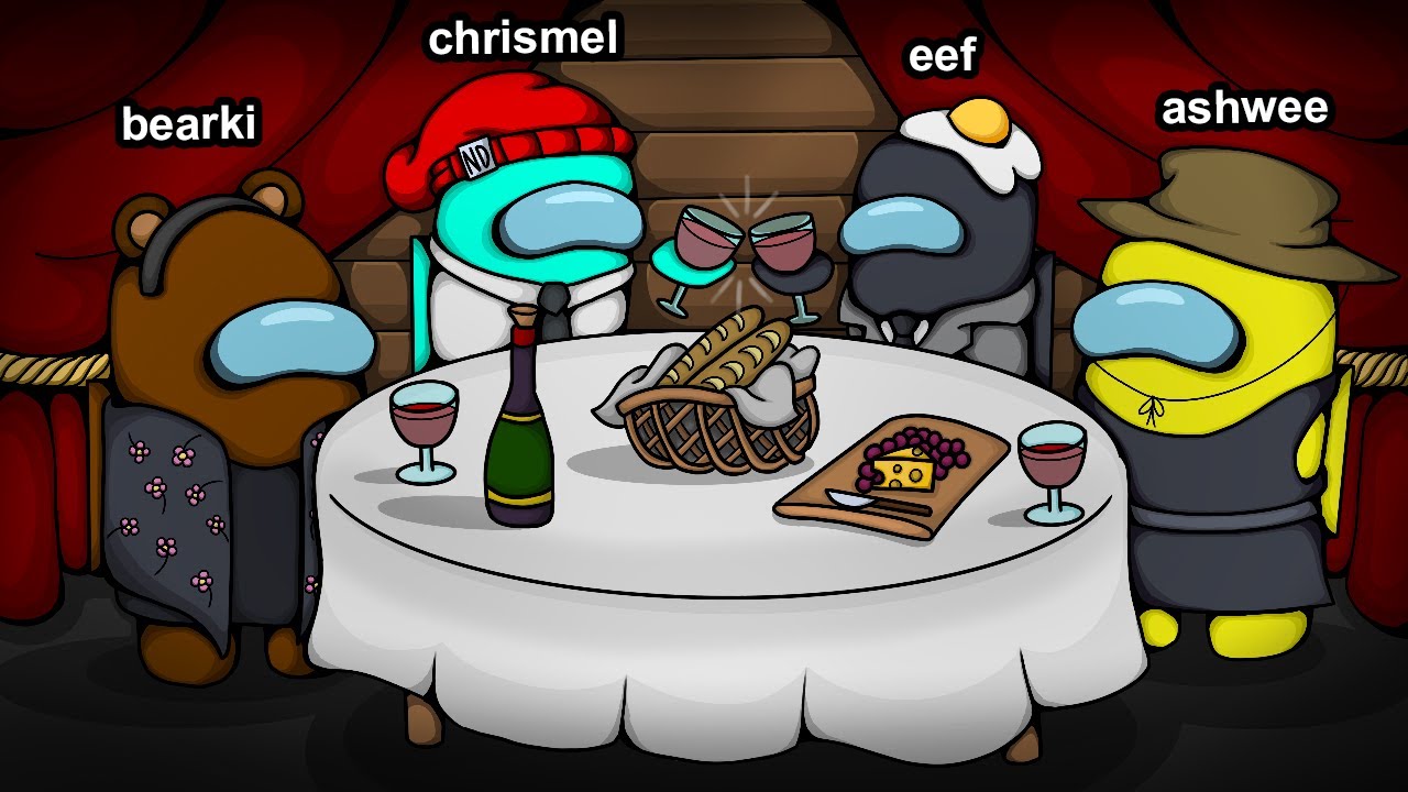 We Had A Wine Night in Among Us