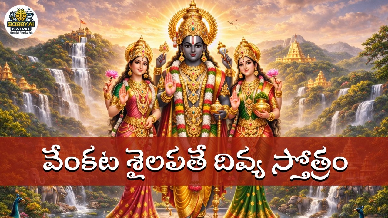 శ్రీ వేంకటేశ్వర స్తోత్రం 🙏 | Powerful Tirumala Slokam | Listen Daily for Blessings BOBBY AI FACTORY