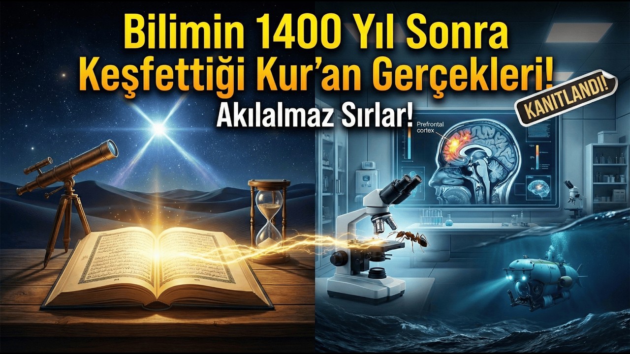 Kur'an'ın 14 Asır Önce Söylediklerini Bilim Yeni Kanıtladı!