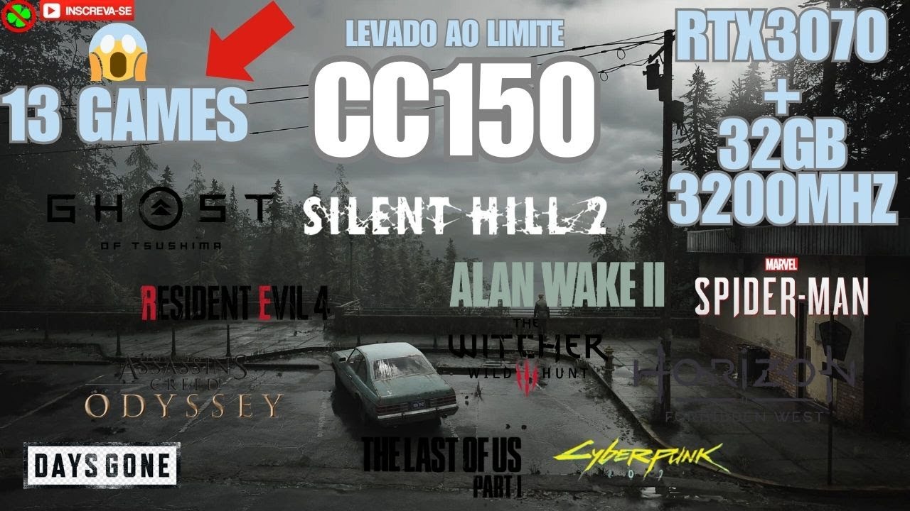 TESTE INTEL CC150 + RTX 3070 - VAMOS VER O LIMITE DESSE MONSTRO! 13 JOGOS #cc150 #rtx3070