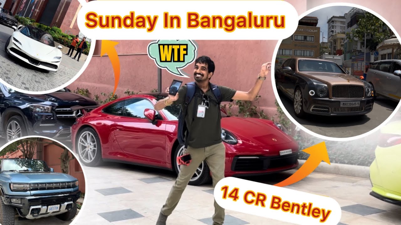 SUPERCAR IN BANGALURU 🇮🇳| August 2025 | Bentley Hummer Ferrari Bmw & More!!
