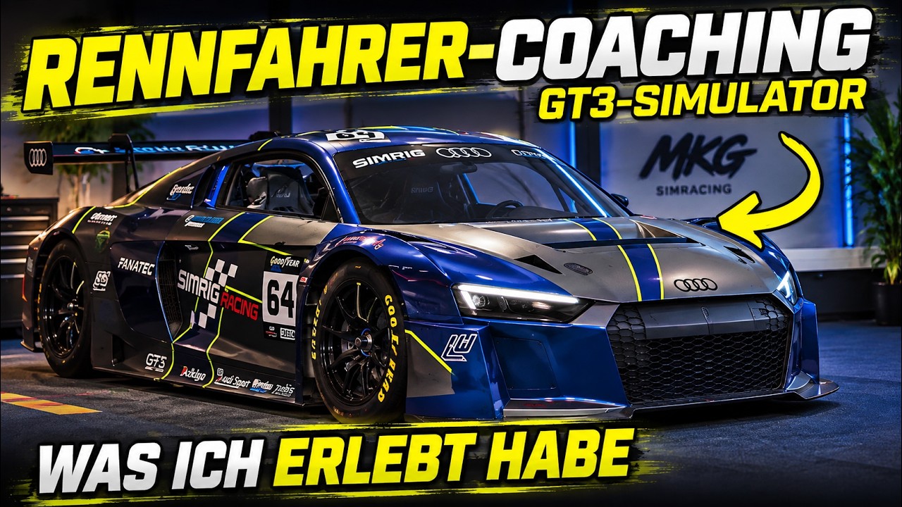 Mein erstes Rennfahrer-Coaching! Echter GT3 Simulator | Was für ein Erlebnis!